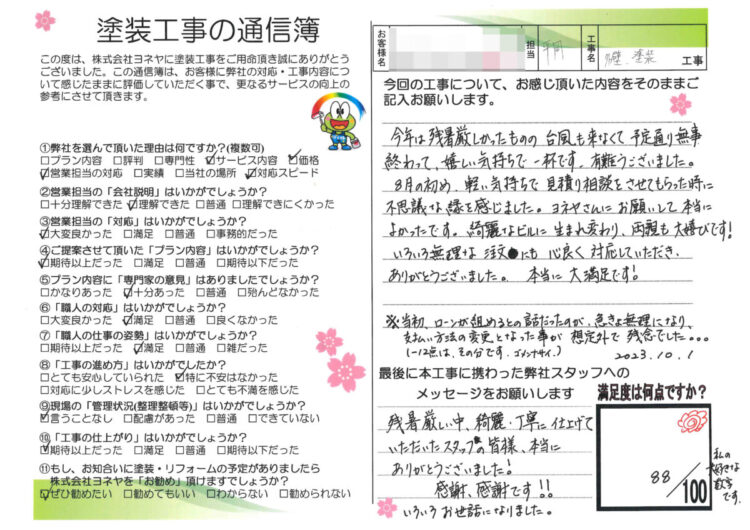 奈良県桜井市Mビル様 外壁塗装工事 施工後の写真