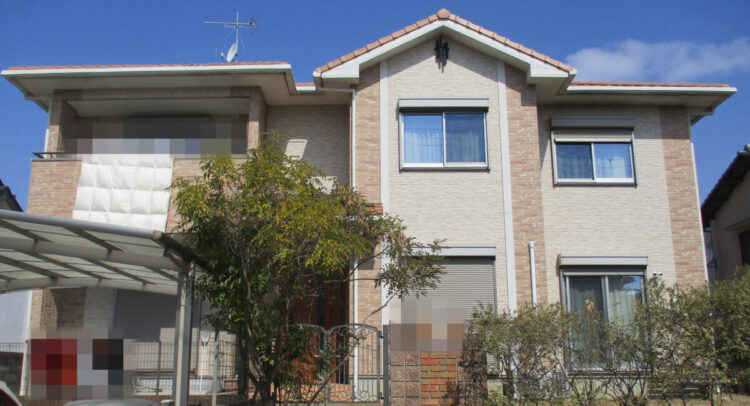 奈良奈良市O様邸　外壁塗装工事 施工前の写真