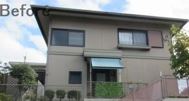 奈良県奈良市A様邸 外壁塗装・屋根塗装工事 施工前の写真