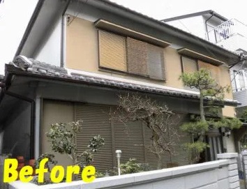 奈良県桜井市K様邸 外壁塗装工事 施工前の写真