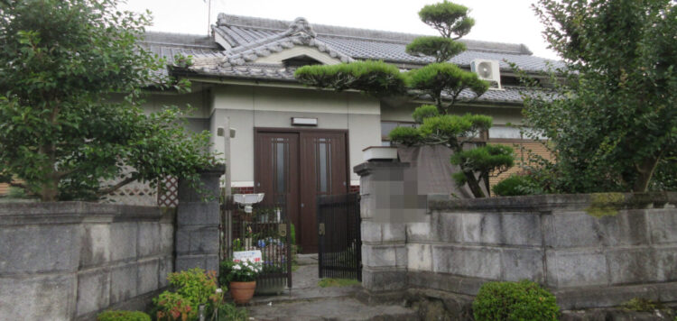 奈良天理市H様邸　外壁塗装工事 施工前の写真