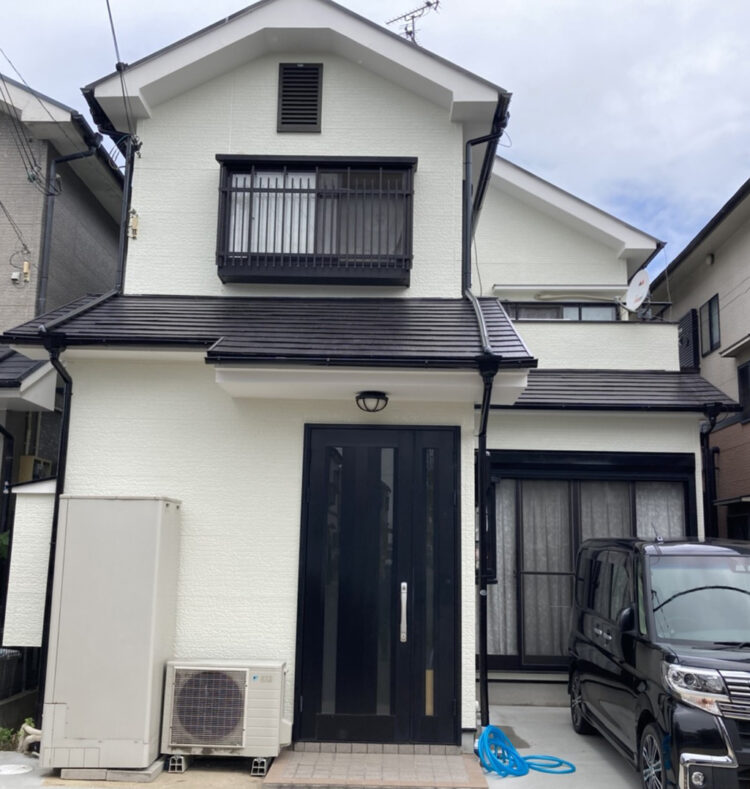 奈良天理市N様邸　外壁塗装・屋根塗装・防水工事 施工後の写真