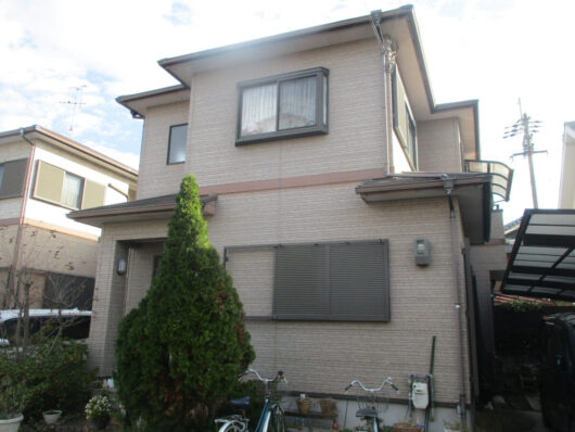 奈良県橿原市K様邸 外壁塗装・屋根塗装・防水工事 施工前の写真