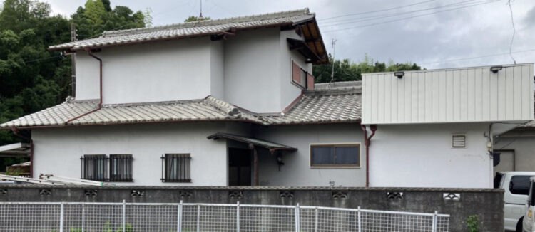 奈良県大和郡山市T様邸　外壁塗装工事 施工前の写真