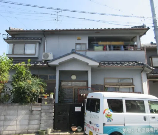 奈良橿原市M様邸 外壁塗装工事 施工前の写真