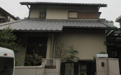 奈良橿原市M様邸 外壁塗装工事 施工前の写真