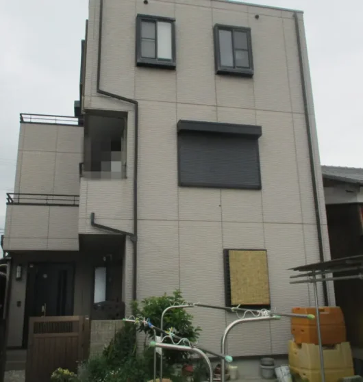 奈良磯城郡田原本町M様邸 外壁塗装工事 施工前の写真