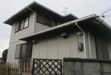奈良奈良市M様邸 外壁塗装・屋根塗装工事 施工前の写真