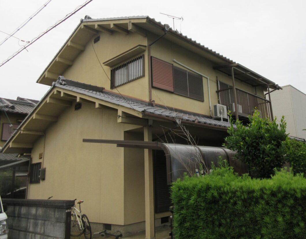 奈良県橿原市Ｎ様邸　外壁塗装工事 施工前の写真