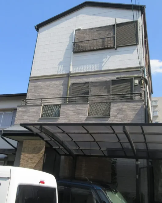 奈良橿原市H様邸 外壁塗装・防水工事 施工前の写真