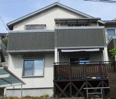 奈良生駒市F様邸 外壁塗装・屋根塗装工事 施工前の写真