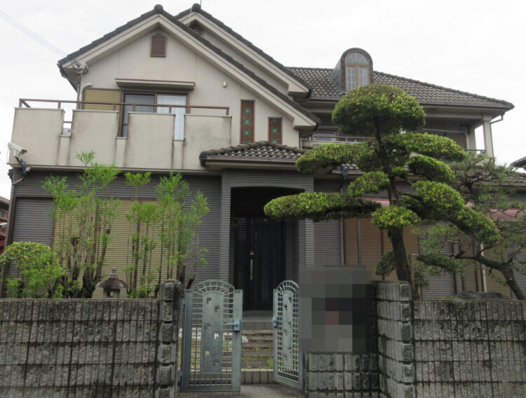 奈良県大和郡山市H様邸　外壁塗装・屋根塗装工事 施工前の写真