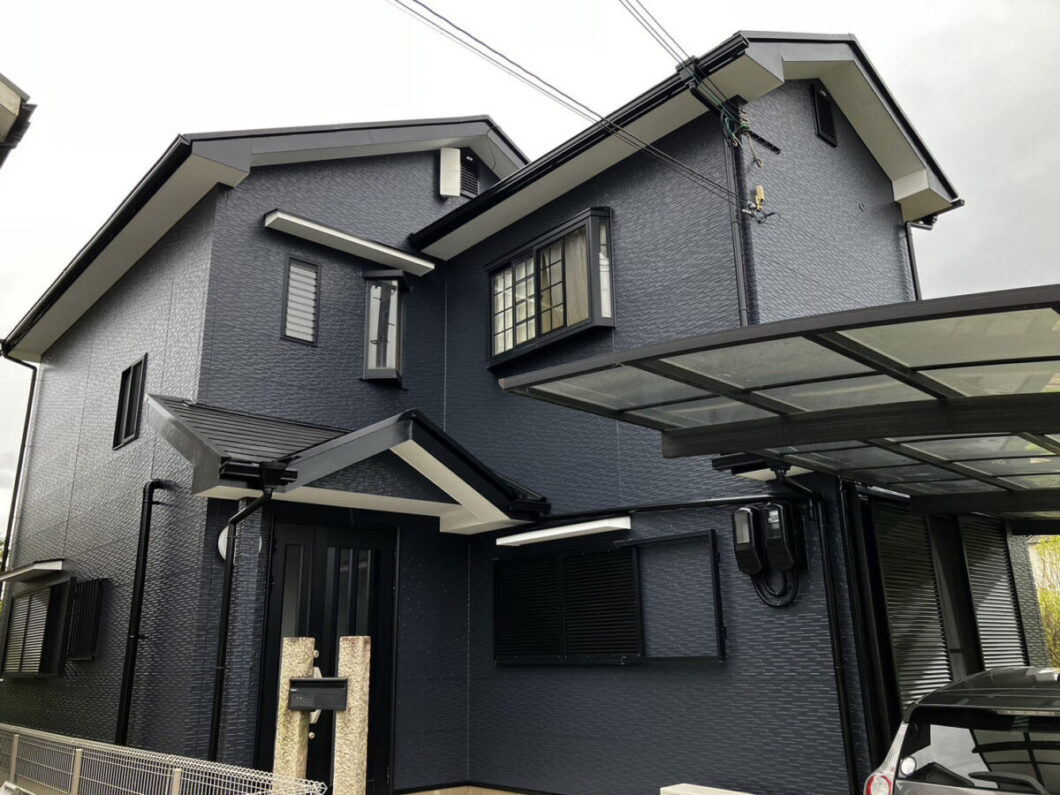 奈良県磯城郡三宅町I様邸　外壁塗装・屋根塗装工事 施工後の写真