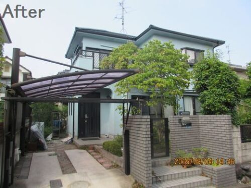 奈良県奈良市S様邸　外壁塗装・屋根塗装・防水工事