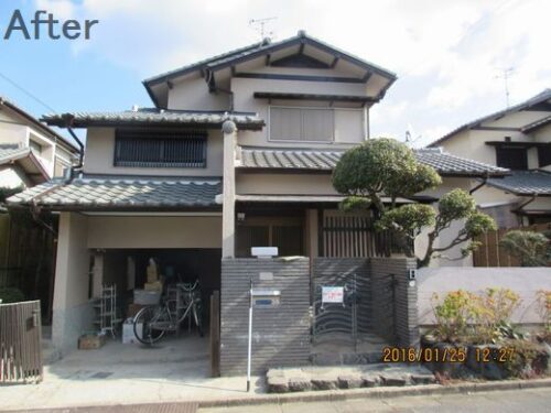 奈良県生駒市M様邸　外壁塗装・屋根漆喰工事