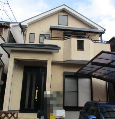 奈良県橿原市K様邸 外壁塗装・屋根カバー工法・防水工事 施工前の写真
