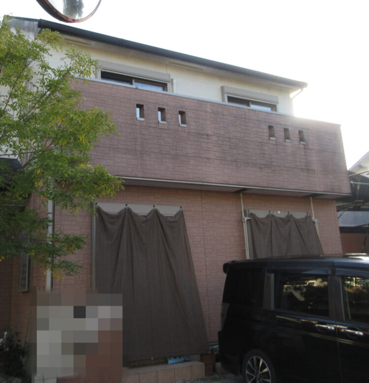 奈良県橿原市J様邸　外壁塗装・屋根塗装・防水工事 施工前の写真