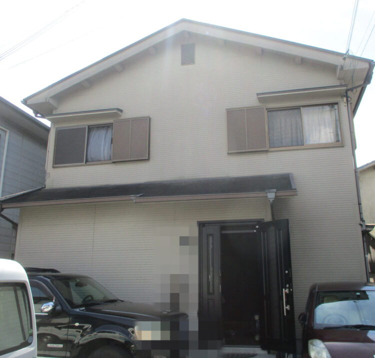 奈良県天理市I様邸　外壁塗装・屋根塗装・防水工事 施工前の写真