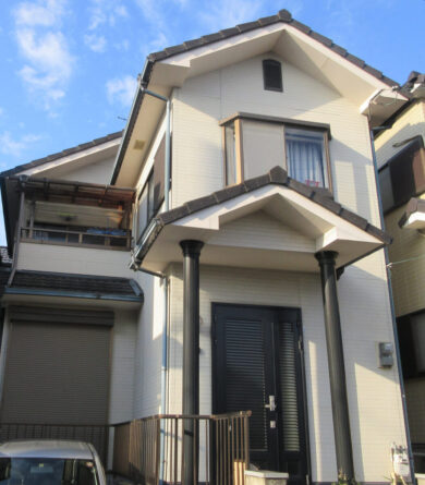 奈良県大和郡山市O様邸 外壁塗装・屋根塗装・防水工事 施工前の写真