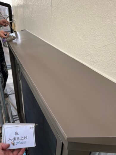 奈良県奈良市A様邸　外壁塗装・屋根塗装・防水工事 庇フッ素仕上げ