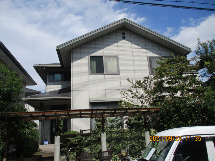 奈良大和郡山市M様邸　外壁塗装工事 施工前の写真