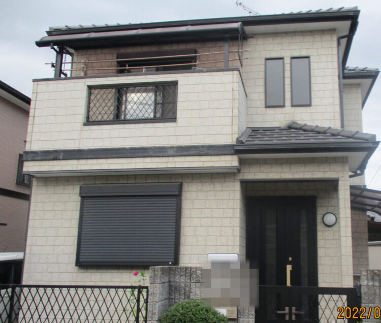 奈良県橿原市M様邸　外壁塗装・防水工事 施工前の写真